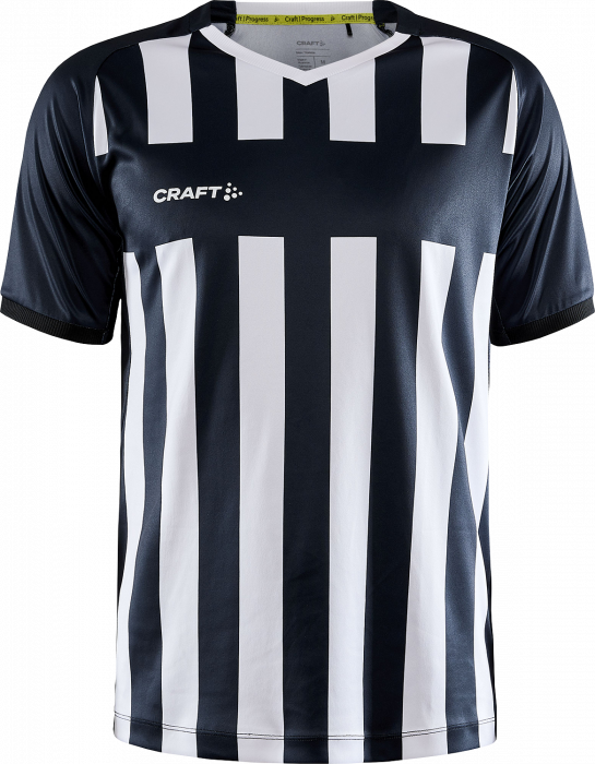 Craft - Progress 2.0 Stripe Jersey Junior - Negro & blanco