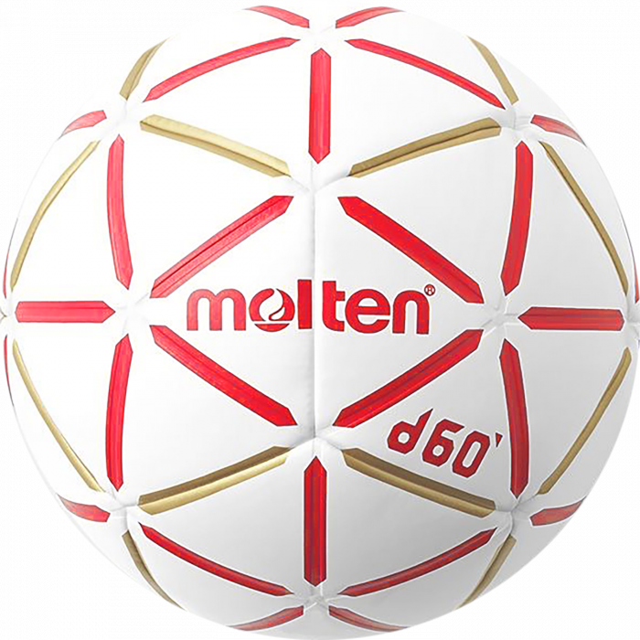 Molten - D60 Handball Size 0 - biały & czerwony