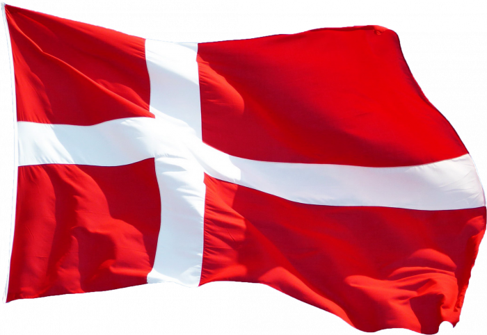 Sportyfied - Denmark Flag - 90X150 Cm - Röd & vit