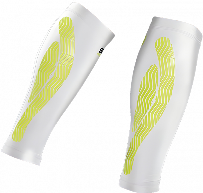 Select - Compression Calf - Weiß & lime
