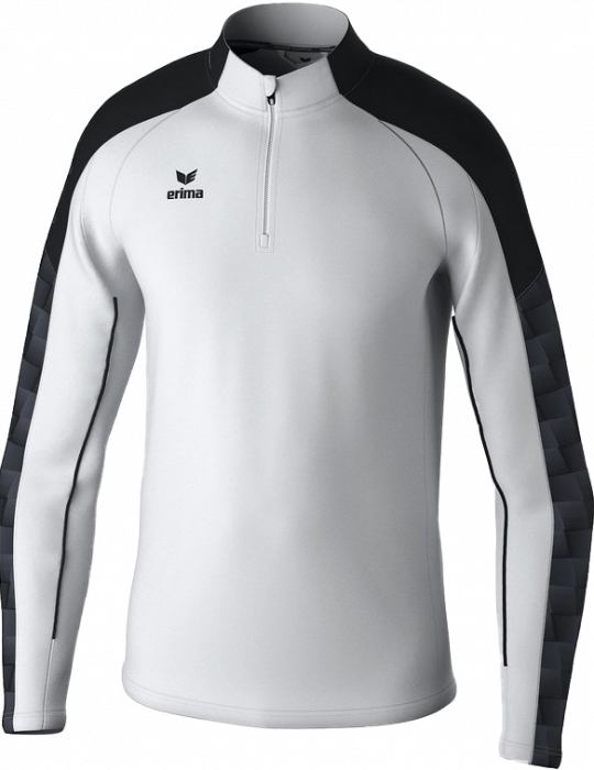 Erima - Evo Star Training Top Half Zip - Weiß & schwarz