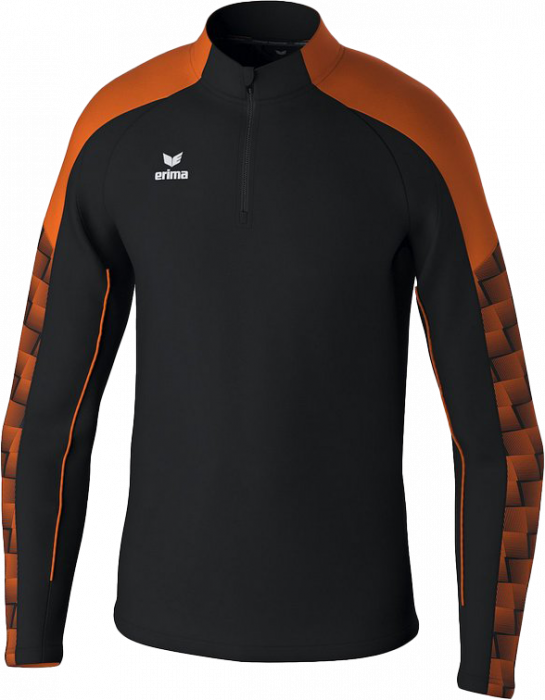 Erima - Evo Star Training Top Half Zip - Czarny & orange