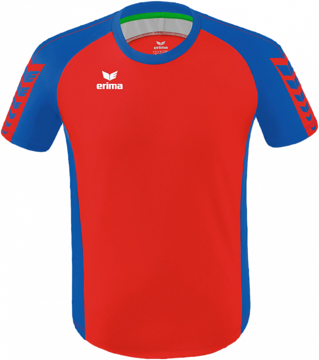 Erima - Six Wings Jersey - Ruby Red & blauw