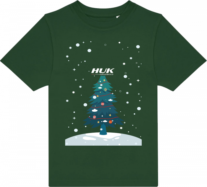B&C - Huk Christmas T-Shirt Kids - Bottle Green