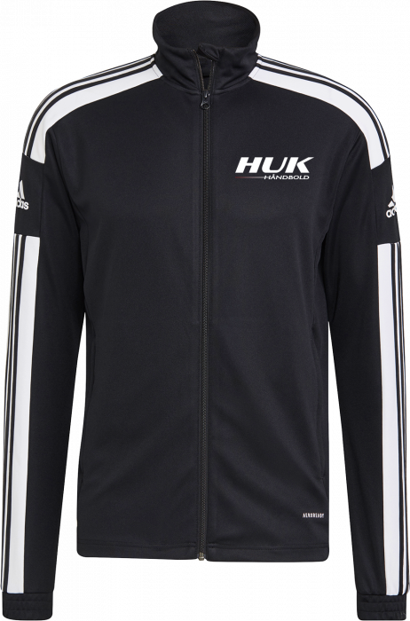 Adidas - Huk Overdel Med Full Zip - Czarny & biały