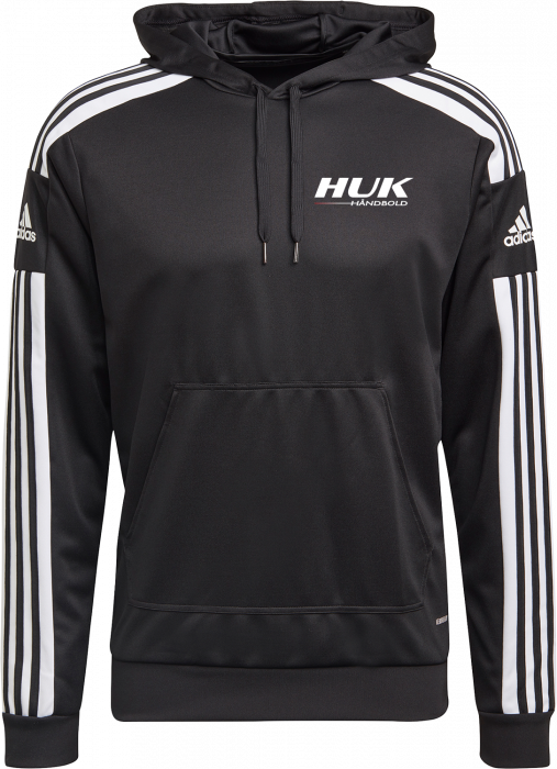 Adidas - Huk Polyester Hoodie - Czarny & biały