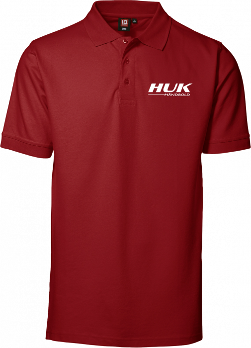 ID - Huk Polo Tee - Rosso