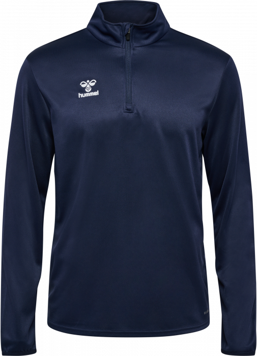 Hummel - Essential Training Sweat With Half Zip - Marine