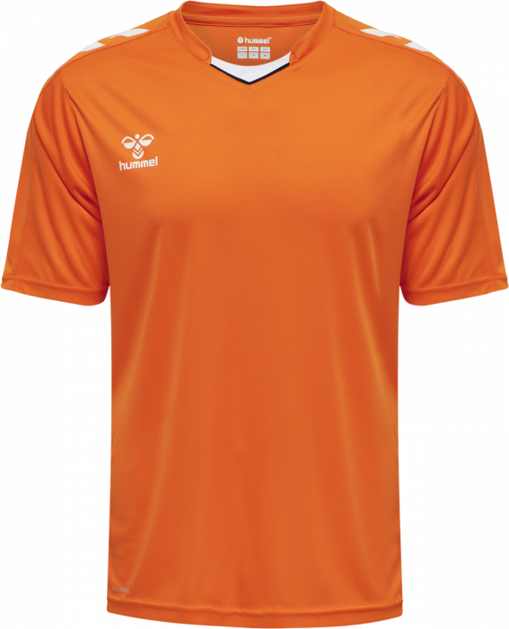 Hummel - Core Xk Poly Jersey - Orange & branco