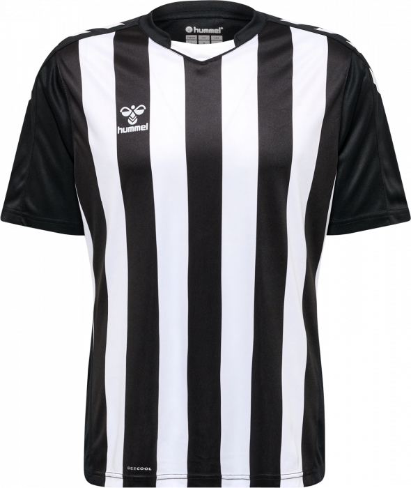 Hummel - Core Xk Striped Jersey - Zwart & wit