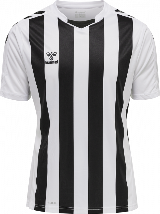 Hummel - Core Xk Striped Jersey - White & black