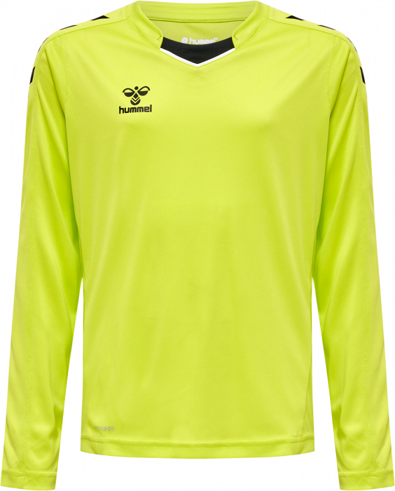 Hummel - Core Xk Poly Jersey Long Jr - Lime & preto