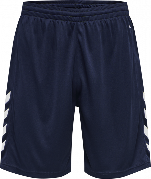 Hummel - Core Xk Poly Shorts - Marine & white