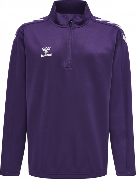 Hummel - Core Xk Half Zip Sweater Jr - Acai & vit