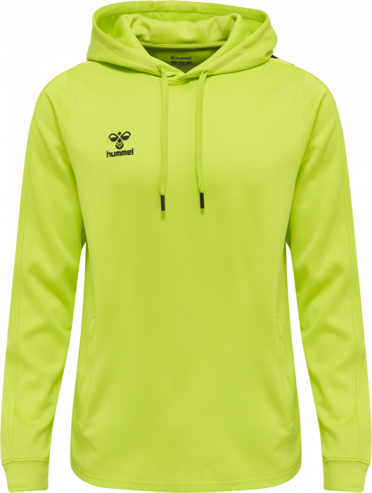 Hummel - Core Xk Hoodie - Lime & schwarz