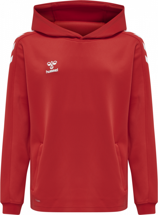 Hummel - Core Xk Hoodie Kids - True Red & blanc