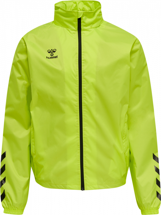 Hummel - Core Xk Spray Jacket - Lime & noir