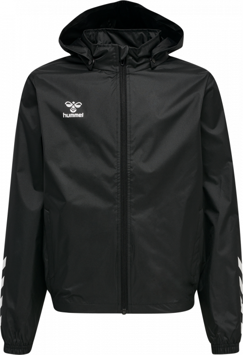 Hummel - Core Xk Spray Jacket Kids - Preto & branco