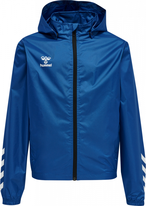 Hummel - Core Xk Spray Jacket Kids - True Blue & branco