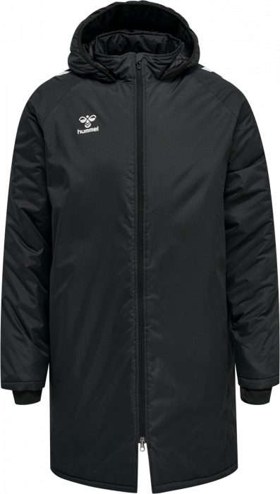 Hummel - Core Xk Bench Jacket - Negro & blanco