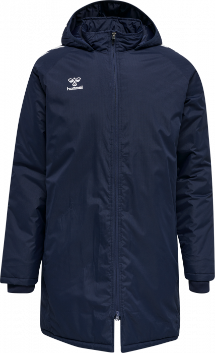 Hummel - Core Xk Bench Jacket Kids - Marine & wit