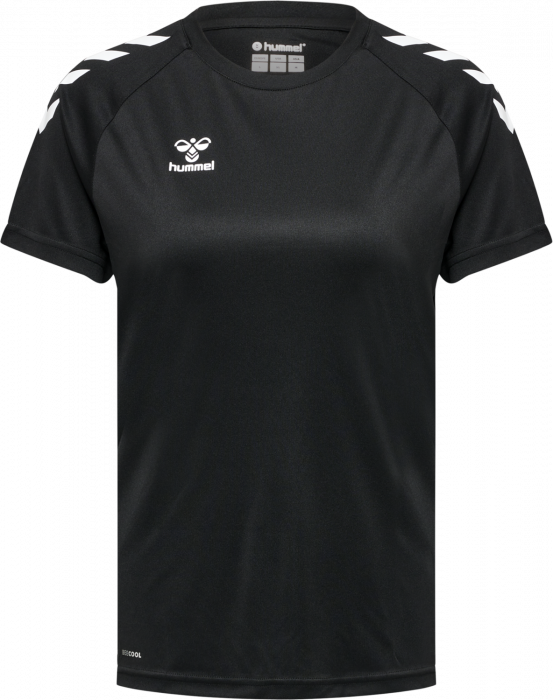 Hummel - Core Xk Poly T-Shirt Women - Schwarz & weiß