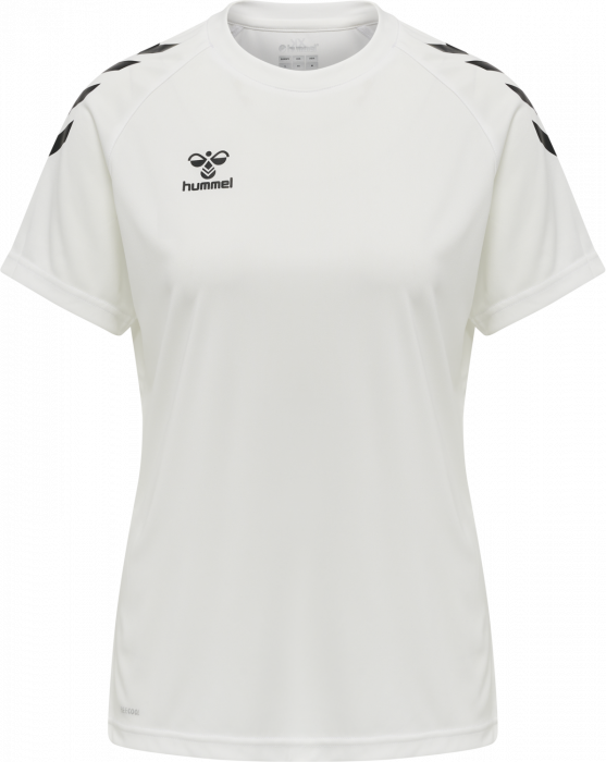 Hummel - Core Xk Poly T-Shirt Women - Weiß & schwarz