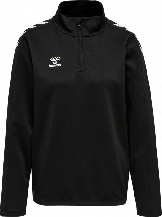 Hummel - Core Xk Half Zip Sweater Women - Negro & blanco