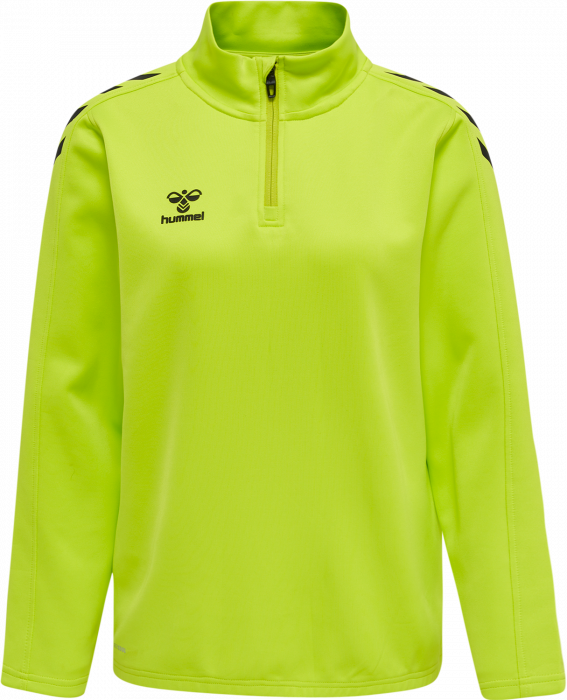 Hummel - Core Xk Half Zip Trøje Women - Lime & sort