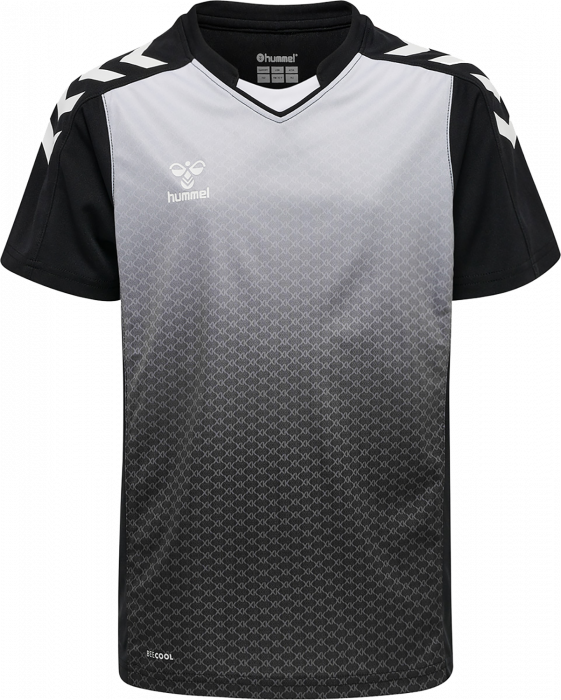 Hummel - Core Xk Sublimaiton Jersey Jr - Noir & blanc