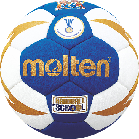 Molten - 1300 Street Handball Soft Size 0 - Blue & blanc