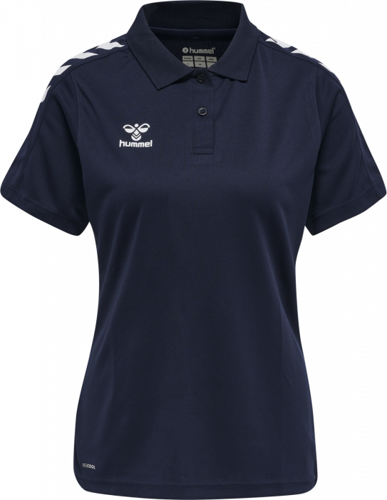 Hummel - Core Xk Polo Dame - Marine & hvid