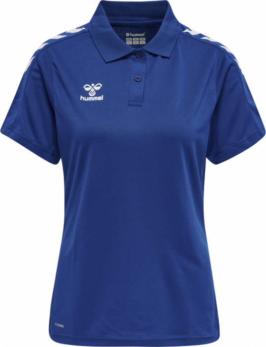 Hummel - Core Xk Polo Women - True Blue & branco