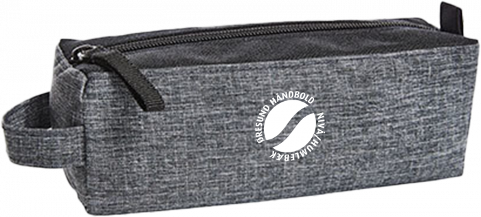 Sportyfied - Huk Pencil Case - Grey Melange & svart