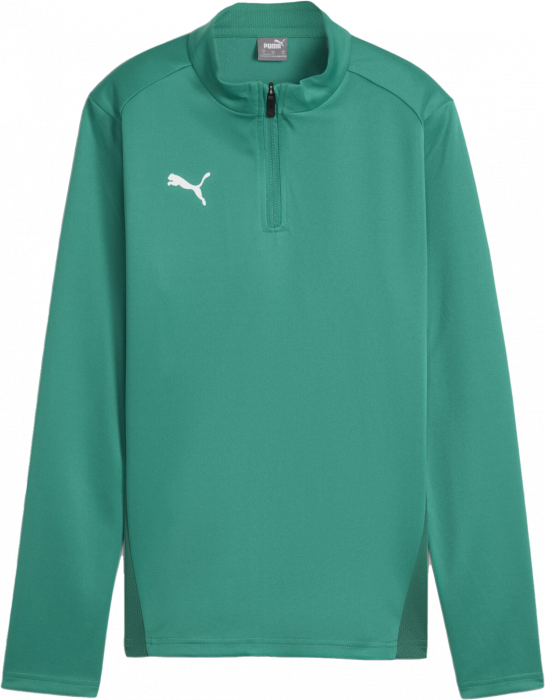 Puma - Team Goal Training Top With Half Zip Women - Sport Green