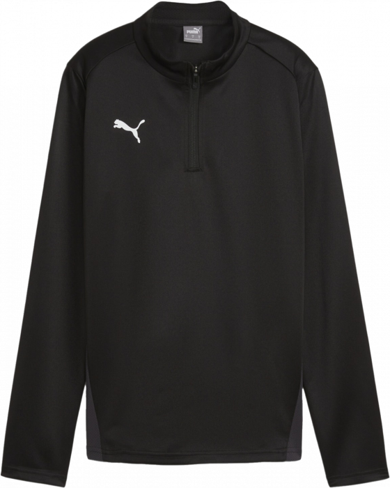 Puma - Team Goal Training Top With Half Zip Women - Svart