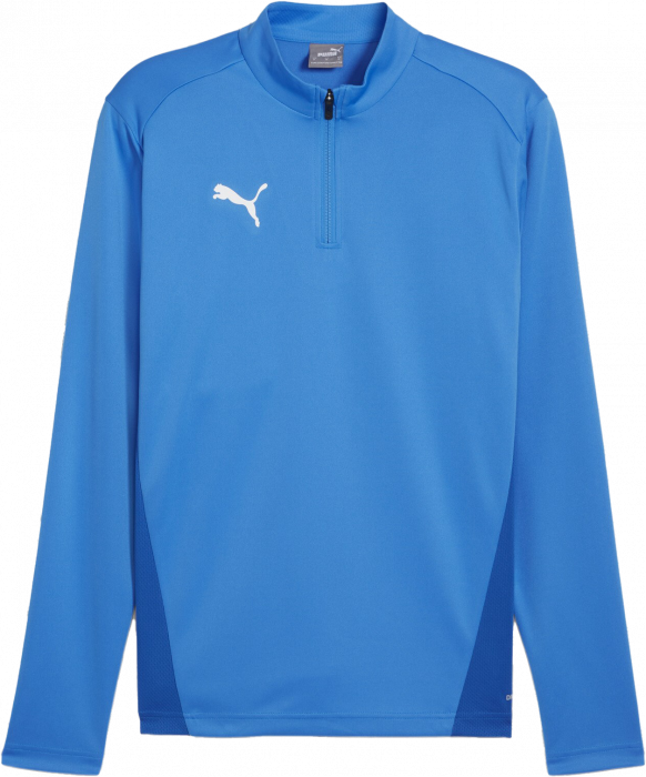 Puma - Teamgoal Training Jacket W. 1/4 Zip - Blue Lemonade & vit