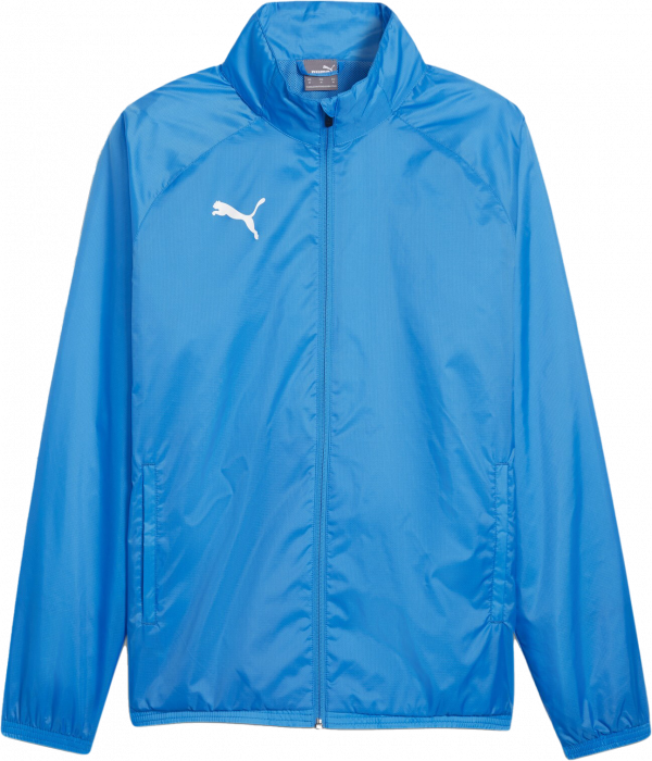 Puma - Teamgoal All Weather Jakke - Blue Lemonade & hvid