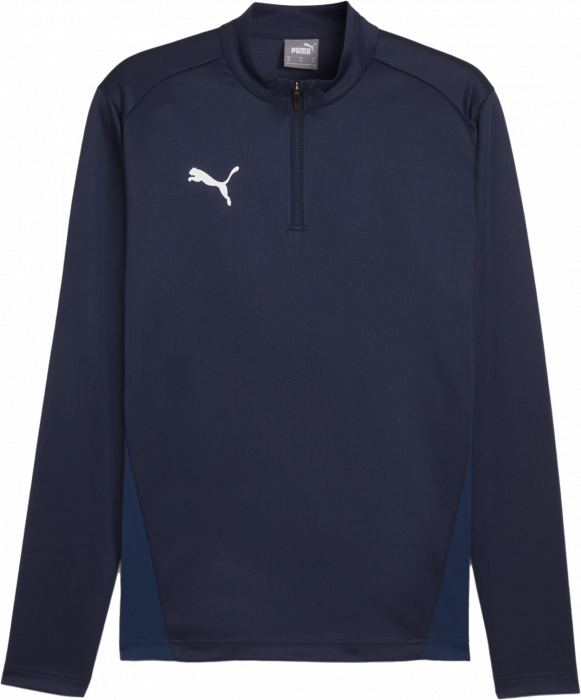 Puma - Teamgoal Training Jacket W. 1/4 Zip - Marine & wit