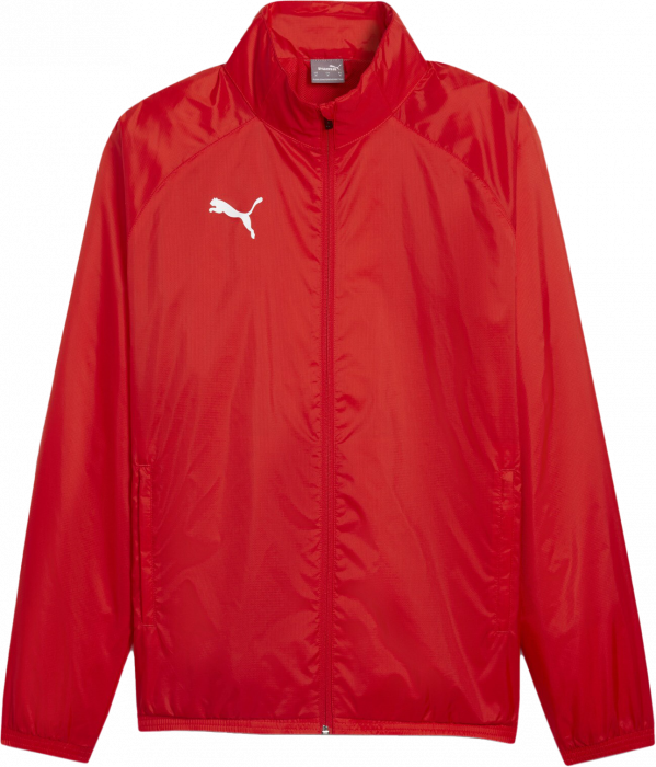 Puma - Teamgoal All Weather Jacket - Rouge & blanc