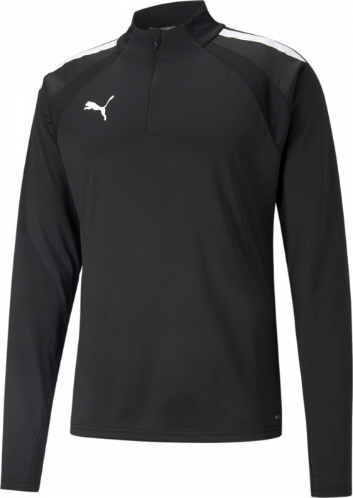 Puma - Teamliga Training 1/4 Zip Top Jr. - Zwart