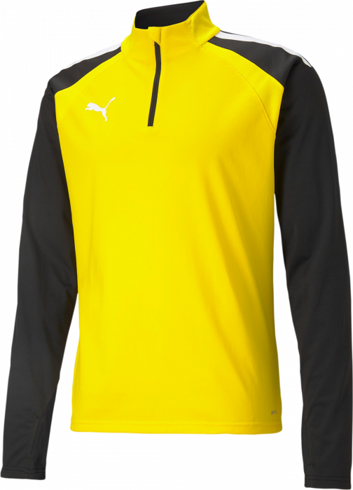 Puma - Teamliga Training 1/4 Zip Top Jr. - Gul & svart