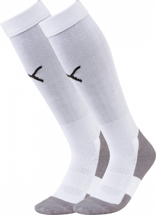 Puma - Teamliga Core Sock - Wit & zwart