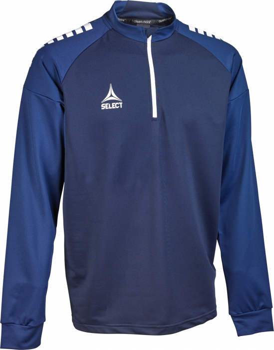 Select - Spain V25 Half-Zip Training Jacket - Bleu marine & blanc