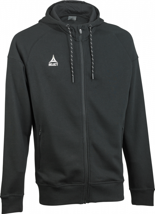 Select - Oxford V25 Hoodie W. Zip - Black