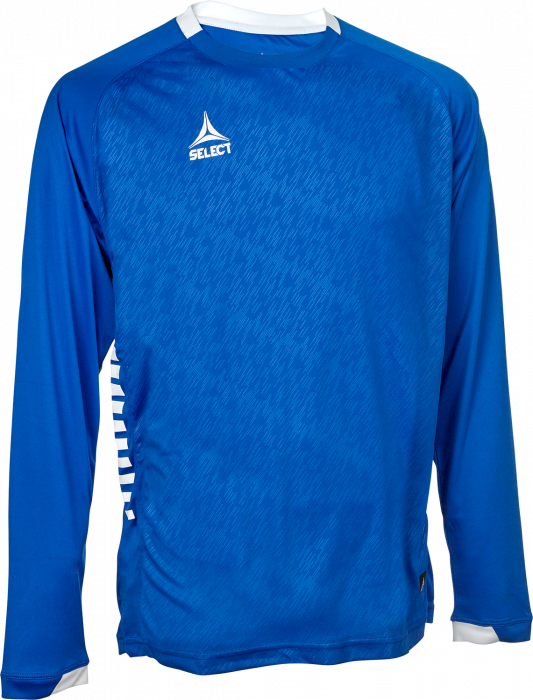 Select - Spain Long-Sleeved Playing Jersey - Blauw & wit