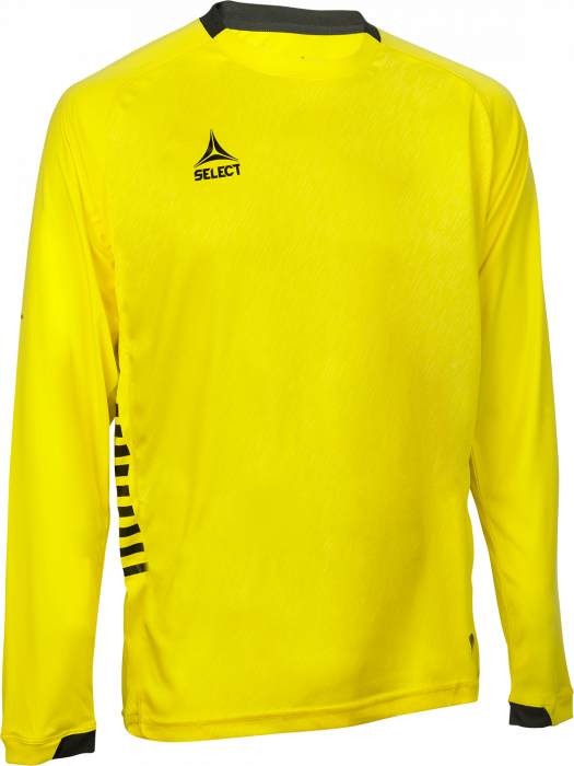 Select - Spain Long-Sleeved Playing Jersey - Yellow & black