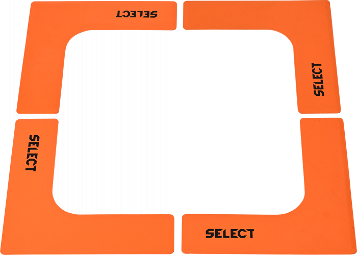 Select - Rubber Marker L Shape - Orange & preto