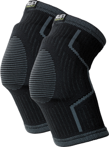 Select - Elastic Elbow Support W/pads 2-Pack - Negro